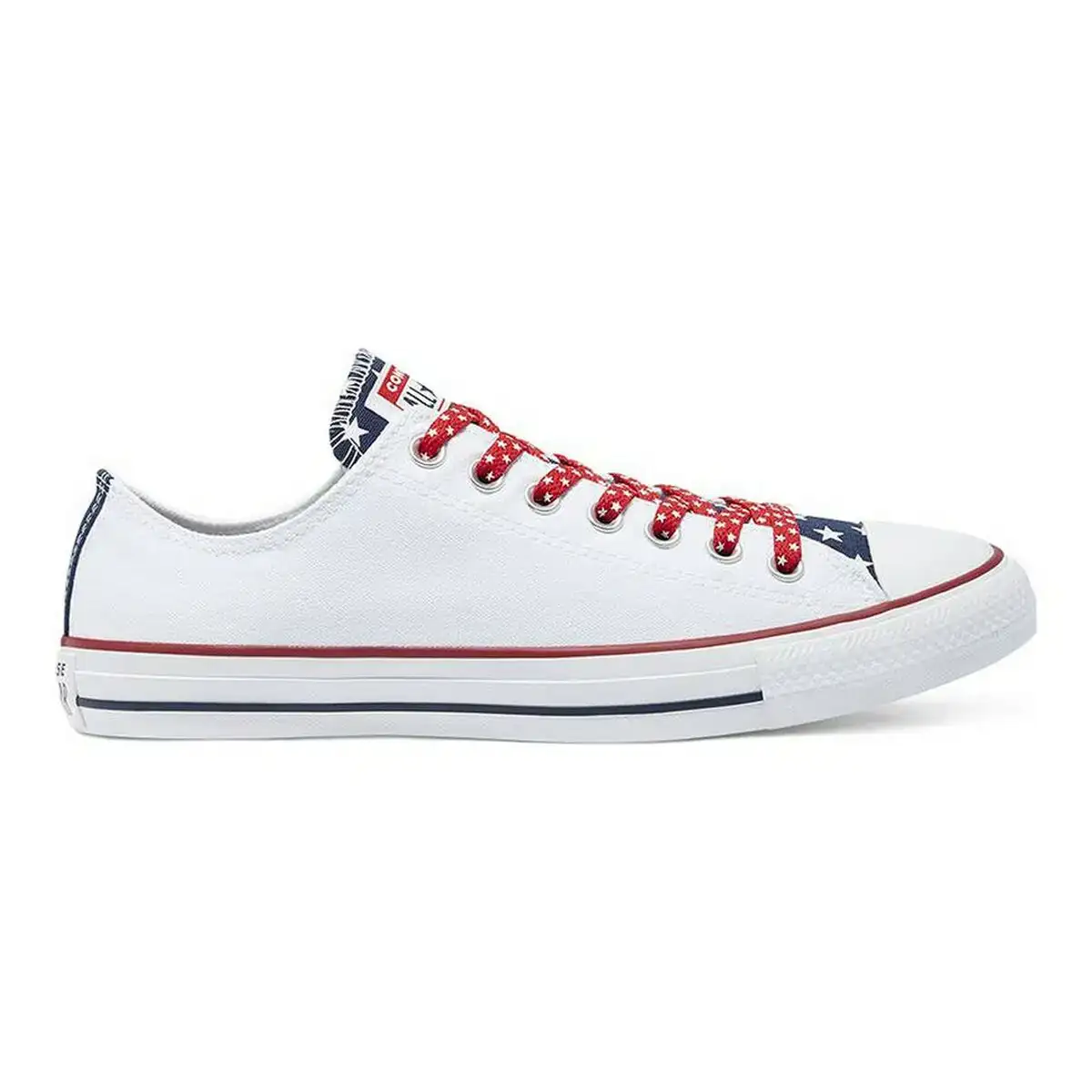 Baskets casual pour femme converse chuck taylor stars stripes blanc_1149. DIAYTAR COTE D'IVOIRE - Votre Destination Shopping Exquise. Explorez notre boutique en ligne et découvrez des trésors qui ajoutent une touche de sophistication à votre style et à votre espace.