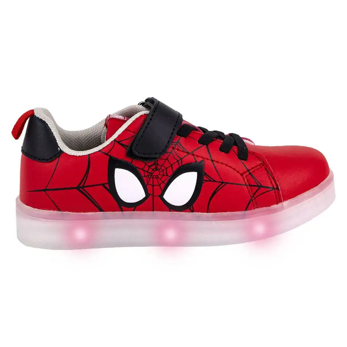 Baskets led spiderman velcro rouge_6358. DIAYTAR COTE D'IVOIRE - Où l'Élégance Rencontre l'Authenticité. Naviguez à travers notre boutique en ligne et choisissez des produits qui incarnent le style et la tradition du Côte d'Ivoire.