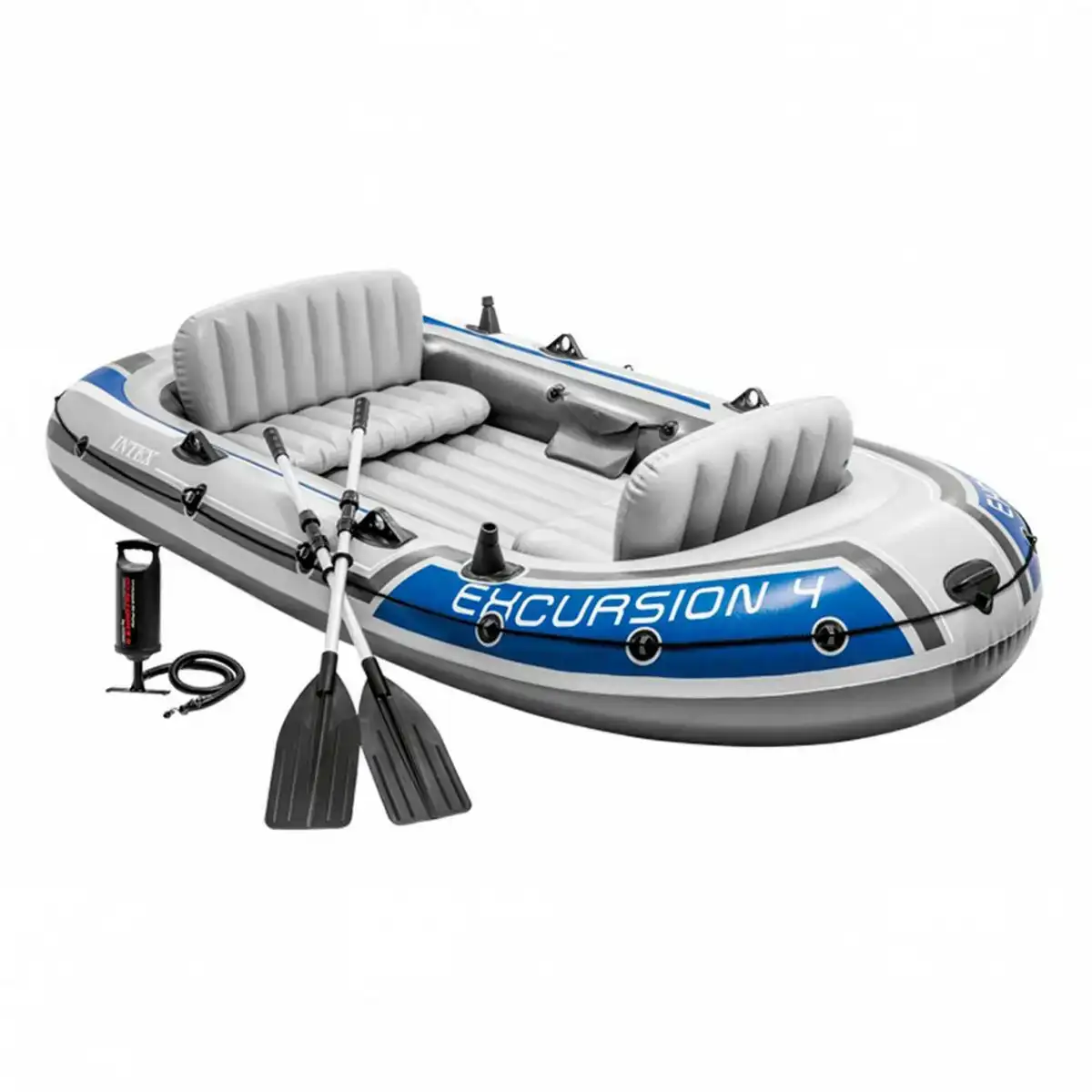 Bateau gonflable intex excursion 4 bleu blanc 315 x 43 x 165 cm_5673. DIAYTAR COTE D'IVOIRE - Votre Oasis de Shopping en Ligne. Explorez notre boutique et découvrez des produits qui ajoutent une touche de magie à votre quotidien.