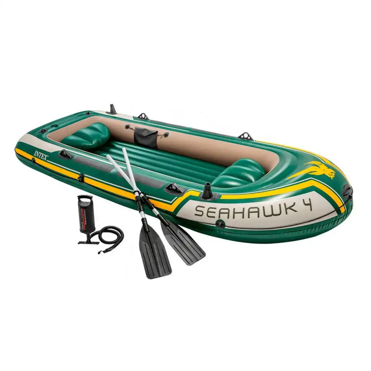 Bateau gonflable intex seahawk 4 vert 351 x 48 x 145 cm_2382. DIAYTAR COTE D'IVOIRE - Votre Destination Shopping Incontournable. Parcourez nos rayons virtuels et trouvez des articles qui répondent à tous vos besoins, du quotidien à l'exceptionnel.