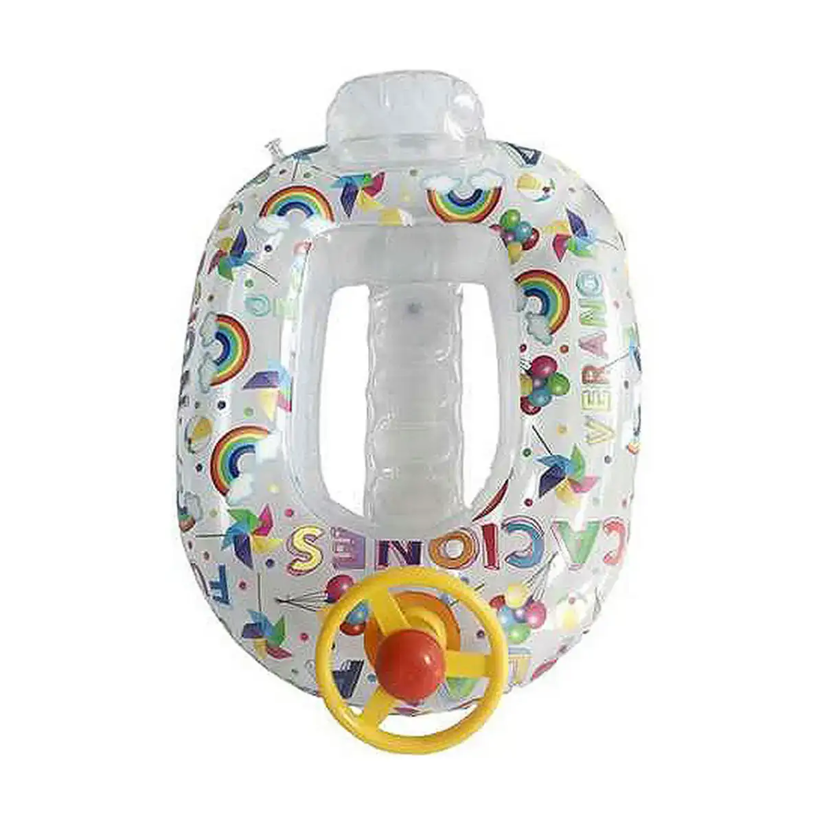 Bateau gonflable transparent arc en ciel 72 cm_3398. Bienvenue sur DIAYTAR COTE D'IVOIRE - Où Chaque Produit a son Charme. Explorez notre sélection minutieuse et trouvez des articles qui vous séduisent et vous inspirent.