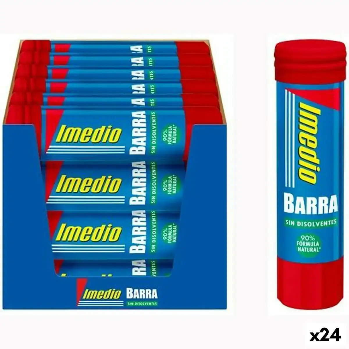 Baton de colle imedio transparent 24 unites _8002. Bienvenue chez DIAYTAR COTE D'IVOIRE - Où Chaque Produit a son Âme. Découvrez notre gamme et choisissez des articles qui résonnent avec votre personnalité et vos valeurs.