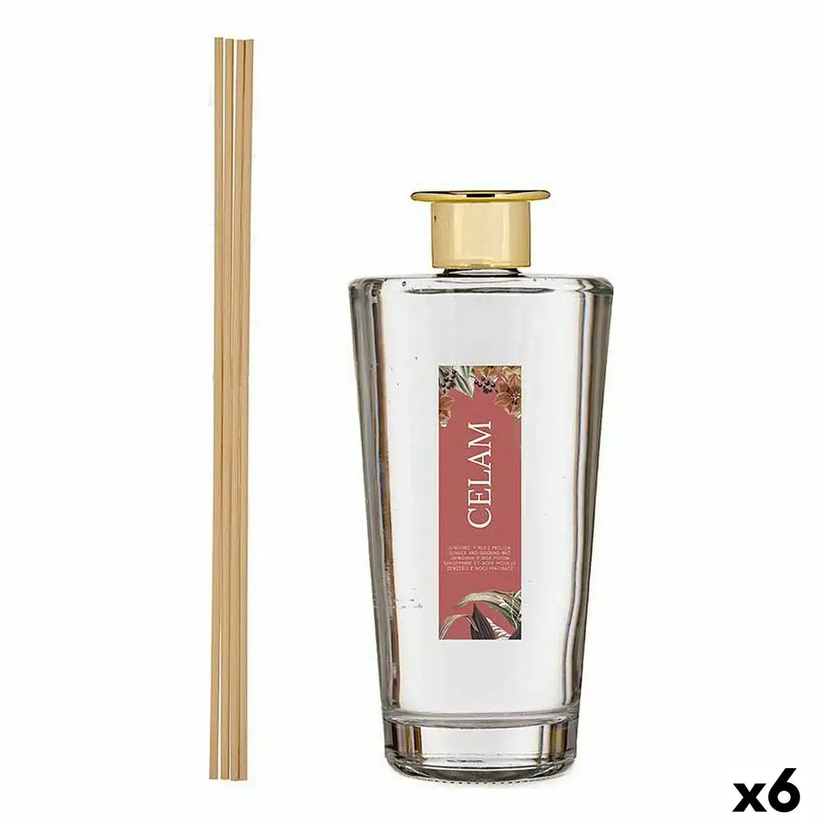 Batonnets parfumes celam gingembre noix 500 ml 6 unites _4794. Entrez dans DIAYTAR COTE D'IVOIRE - Où Chaque Détail Compte. Explorez notre boutique en ligne pour trouver des produits de haute qualité, soigneusement choisis pour répondre à vos besoins et vos désirs.