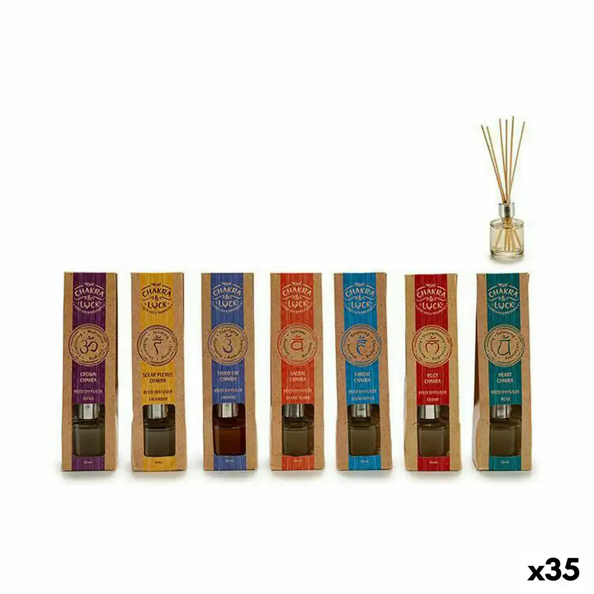 Batonnets parfumes chakra luck 50 ml 35 unites _3530. DIAYTAR COTE D'IVOIRE - L'Art de Vivre l'Élégance Accessible. Parcourez notre gamme variée et choisissez des produits qui ajoutent une touche de sophistication à votre style.