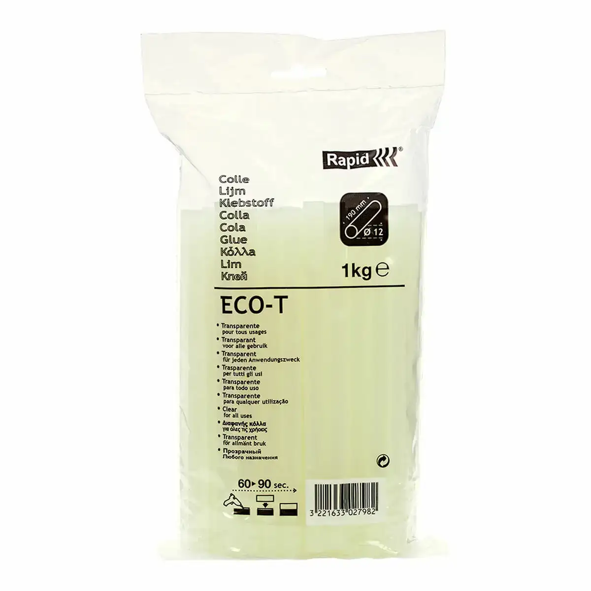 Batons de colle thermofusible rapid eco t o 12 x 190 mm 1 kg translucide_2048. DIAYTAR COTE D'IVOIRE - Votre Plateforme Shopping de Confiance. Naviguez à travers nos rayons et choisissez des produits fiables qui répondent à vos besoins quotidiens.