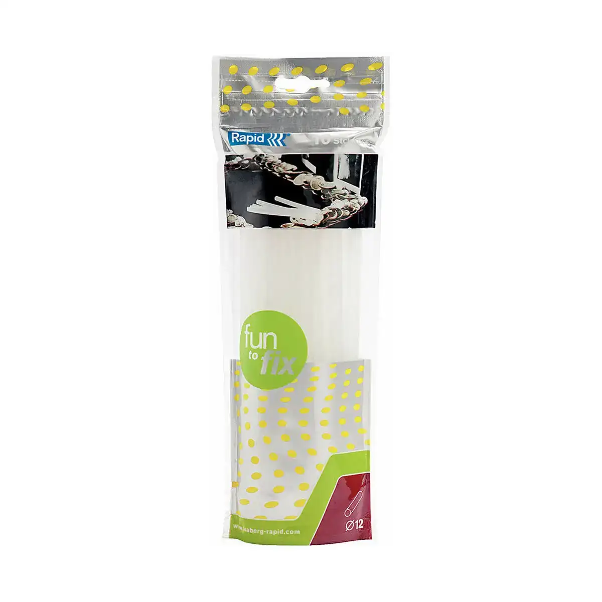 Batons de colle thermofusible rapid fun to fix 23499500 o 12 x 190 mm translucide 10 unites _3706. DIAYTAR COTE D'IVOIRE - Là où Choisir est une Célébration de l'Artisanat. Explorez notre gamme variée et choisissez des produits qui incarnent la tradition et le talent des artisans du Côte d'Ivoire.