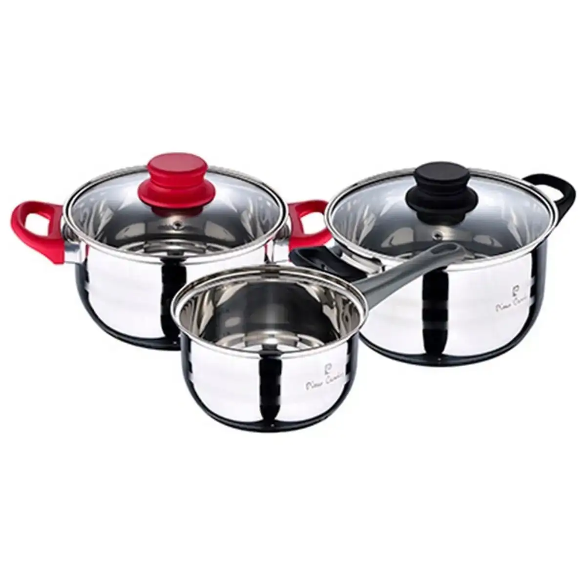 Batterie de cuisine pierre cardin eclat acier inoxydable argente 5 pcs _5453. Bienvenue sur DIAYTAR COTE D'IVOIRE - Où l'Élégance Rencontrer la Tradition. Explorez notre gamme variée et trouvez des articles qui marient le chic moderne au charme ancestral.