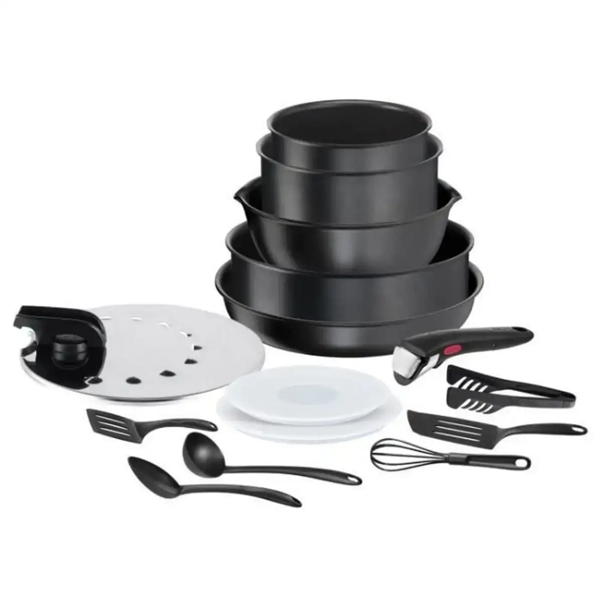 Batterie de cuisine tefal 15 pieces_1658. Entrez dans l'Univers de DIAYTAR COTE D'IVOIRE - Où Choisir est un Voyage. Explorez notre gamme diversifiée et trouvez des articles qui répondent à tous vos besoins et envies.