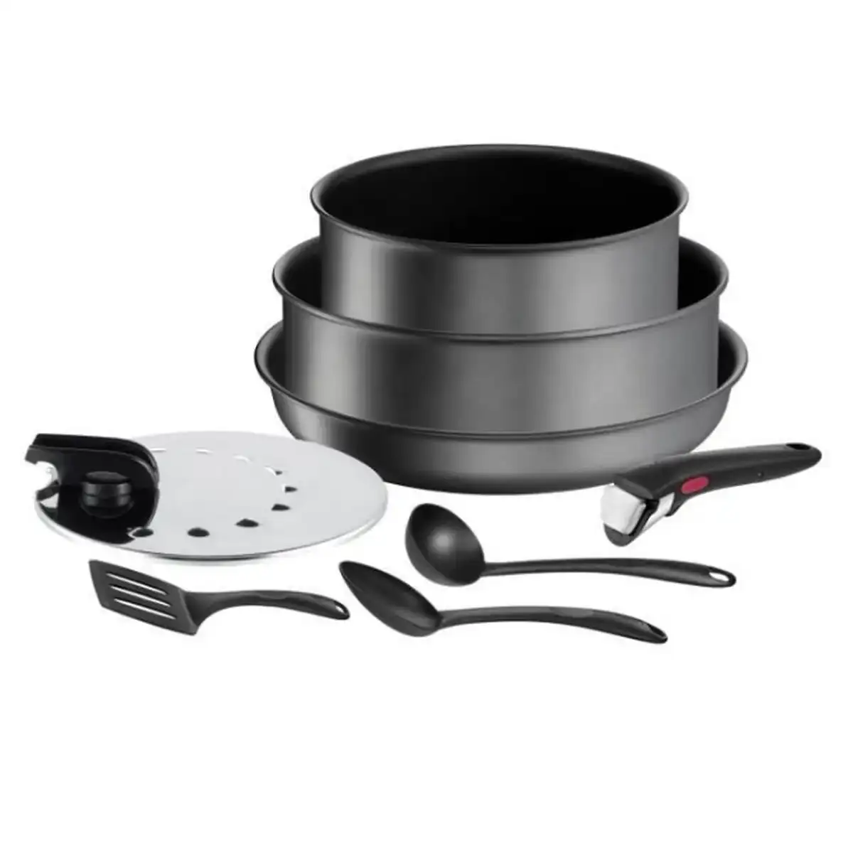 Batterie de cuisine tefal 8 pieces_5241. DIAYTAR COTE D'IVOIRE - Où Choisir est une Célébration de l'Artisanat Local. Découvrez notre boutique en ligne et choisissez des produits qui incarnent la passion des artisans sénégalais.