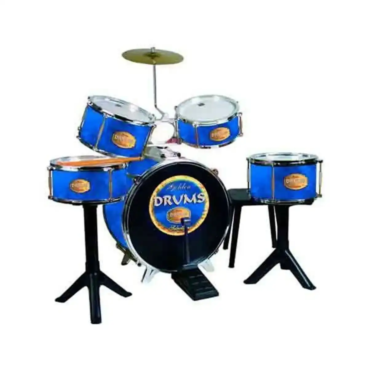Batterie musicale golden drums reig 75 x 68 x 54 cm plastique 75 x 68 x 54 cm _5151. DIAYTAR COTE D'IVOIRE - Votre Destination Shopping de Choix. Explorez notre boutique en ligne et découvrez des trésors qui reflètent votre style et votre passion pour l'authenticité.