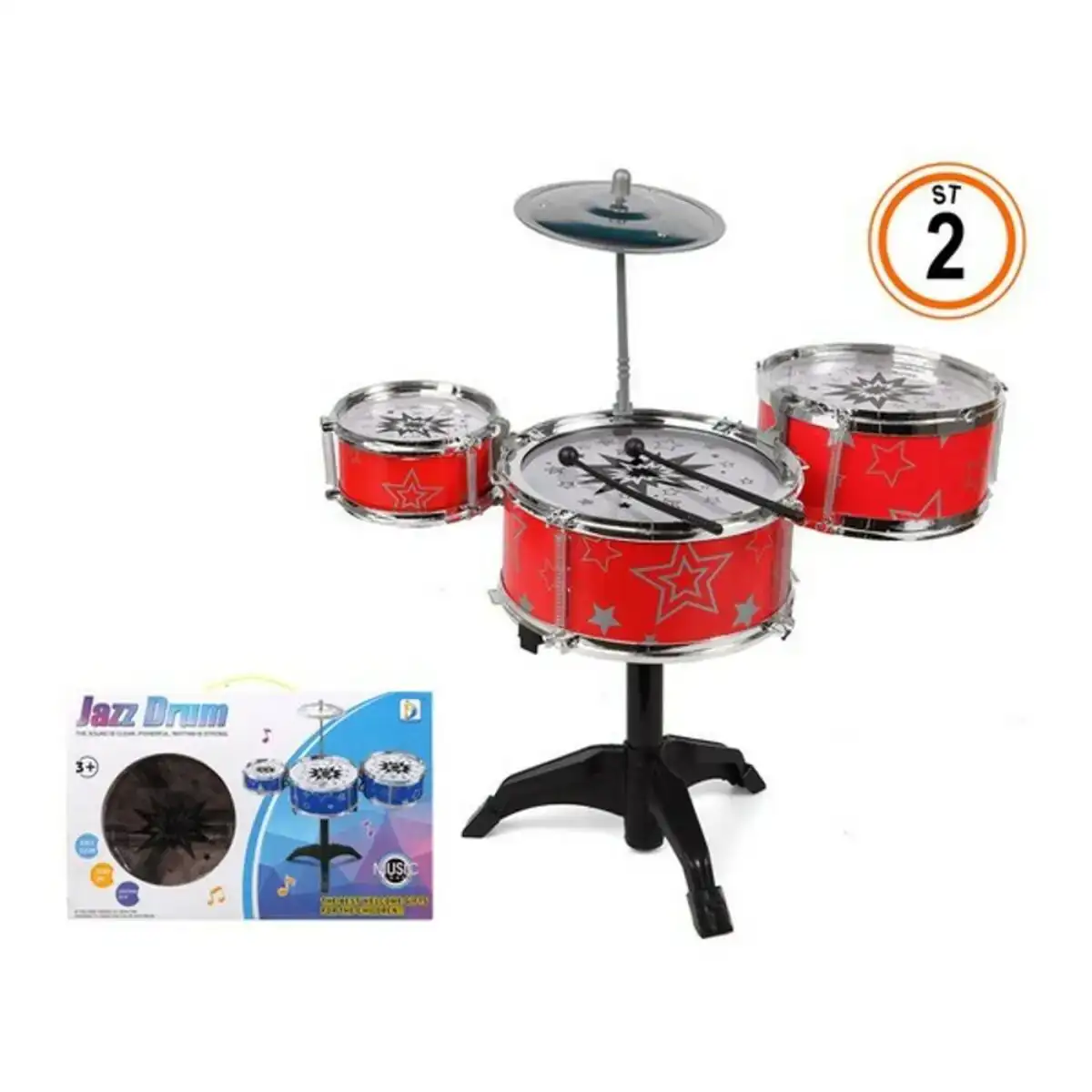Batterie musicale jazz drum s1123683 41 x 26 cm_8725. DIAYTAR COTE D'IVOIRE - Où Votre Shopping Prend Vie. Explorez notre boutique en ligne pour trouver des articles qui vous ressemblent et qui ajoutent de l'éclat à votre quotidien.