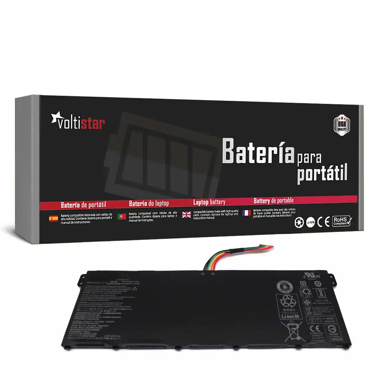 Batterie pour ordinateur portable voltistar bat2240 noir 7 4 v_9519. DIAYTAR COTE D'IVOIRE - Où Choisir est une Célébration. Découvrez notre sélection de produits qui représentent la diversité et la joie du Côte d'Ivoire, à chaque étape de votre vie.