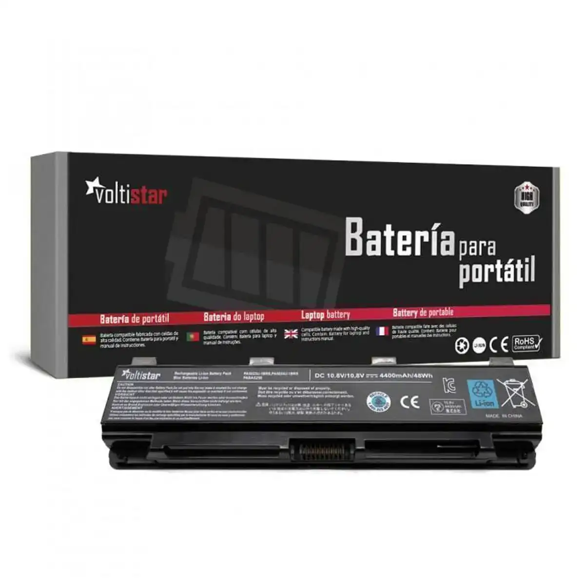 Batterie pour ordinateur portable voltistar battoshc800 noir 4400 mah 10 8 v_1480. DIAYTAR COTE D'IVOIRE - Où Choisir est un Acte d'Amour pour le Côte d'Ivoire. Explorez notre boutique en ligne et choisissez des articles qui célèbrent la culture et l'artisanat du pays.