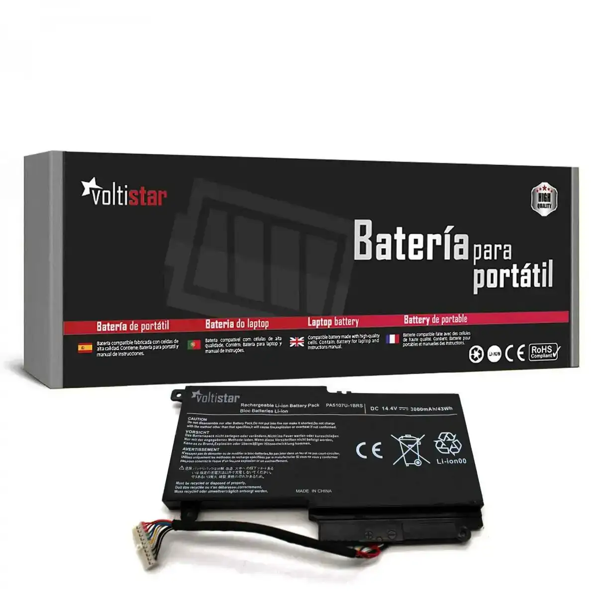 Batterie pour ordinateur portable voltistar battoshp55 noir 3000 mah 14 4 v_7701. DIAYTAR COTE D'IVOIRE - Où l'Élégance se Mêle à l'Authenticité. Naviguez à travers notre boutique en ligne et choisissez des produits qui incarnent le style et la tradition du Côte d'Ivoire.