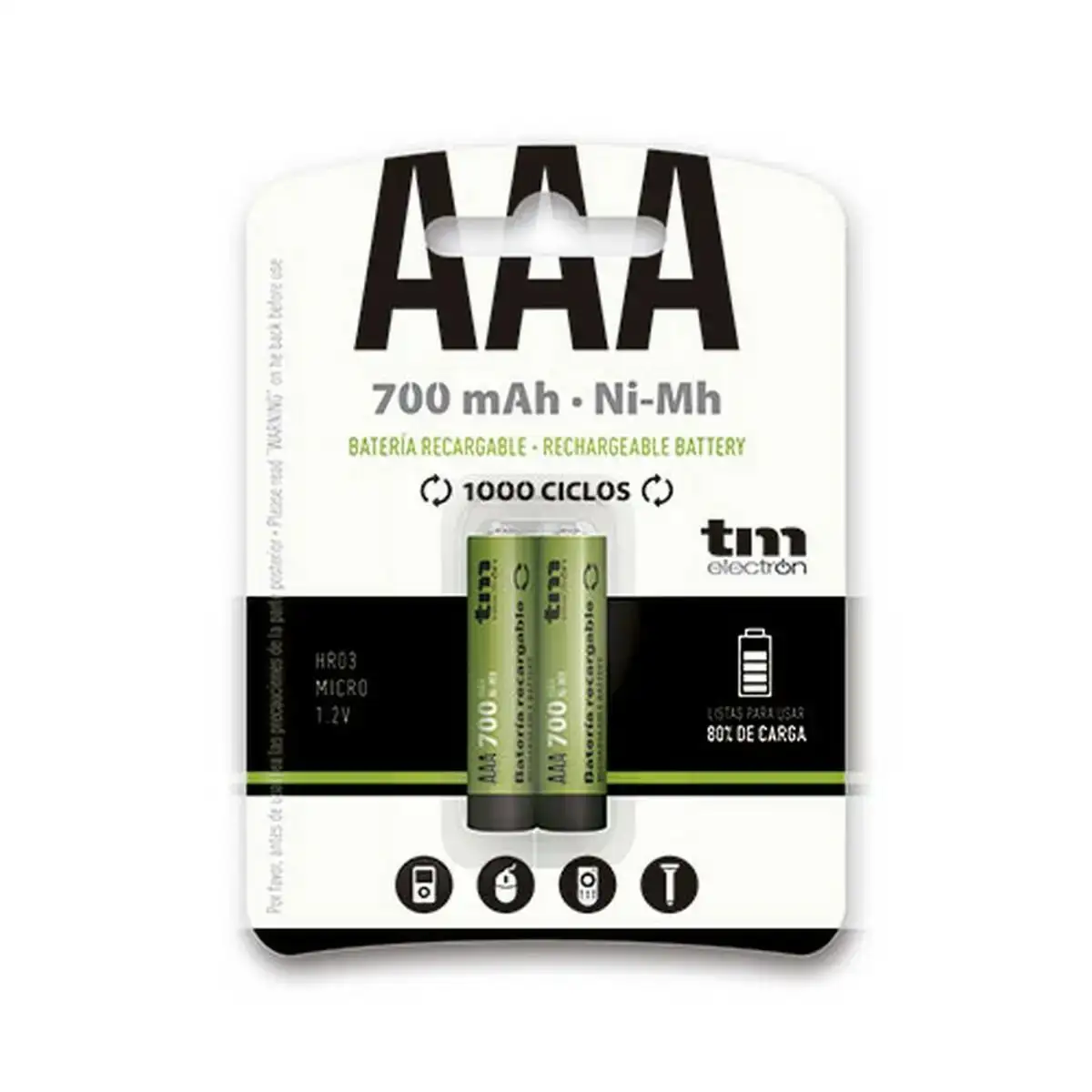 Batterie tm electron ni mh r03 700 mah_4492. Entrez dans l'Univers de DIAYTAR COTE D'IVOIRE - Où l'Élégance et la Variété se Rencontrent. Parcourez notre catalogue pour dénicher des articles qui ajoutent une touche d'élégance à votre vie.