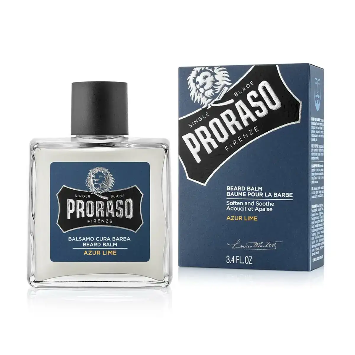 Baume pour la barbe blue proraso 100 ml _9470. DIAYTAR COTE D'IVOIRE - Votre Passage vers l'Élégance Abordable. Explorez notre collection où chaque produit est choisi pour sa qualité et son accessibilité, incarnant ainsi l'essence du Côte d'Ivoire.
