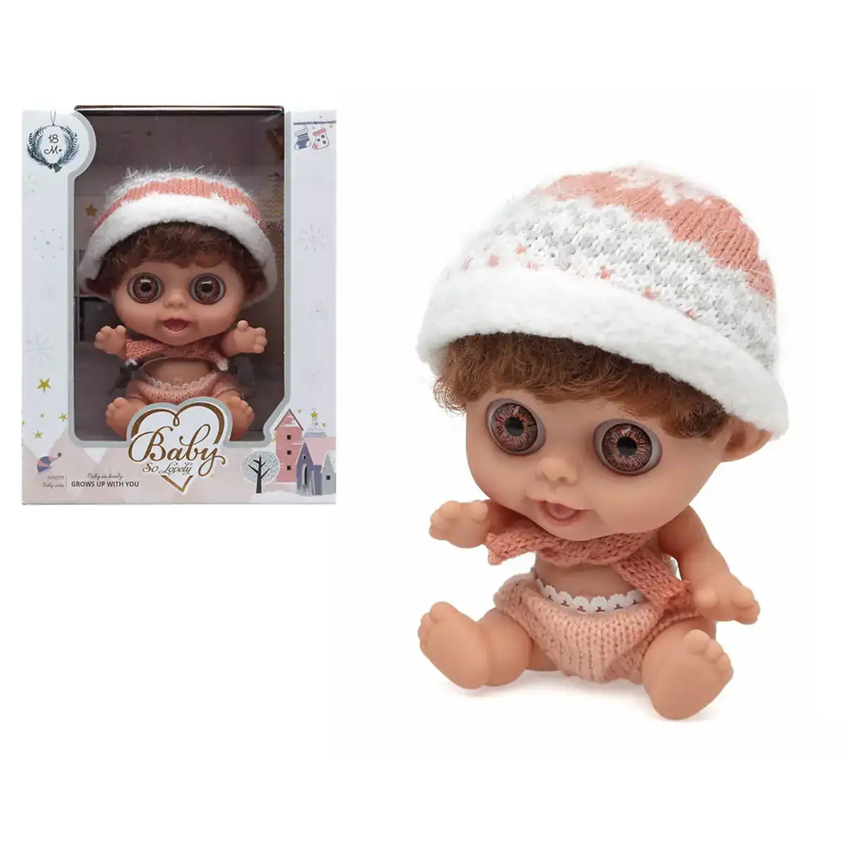 Bebe poupee 15 cm_2284. DIAYTAR COTE D'IVOIRE - L'Écrin de Vos Désirs Shopping. Parcourez notre boutique en ligne et explorez des produits minutieusement choisis pour répondre à vos envies les plus exigeantes.