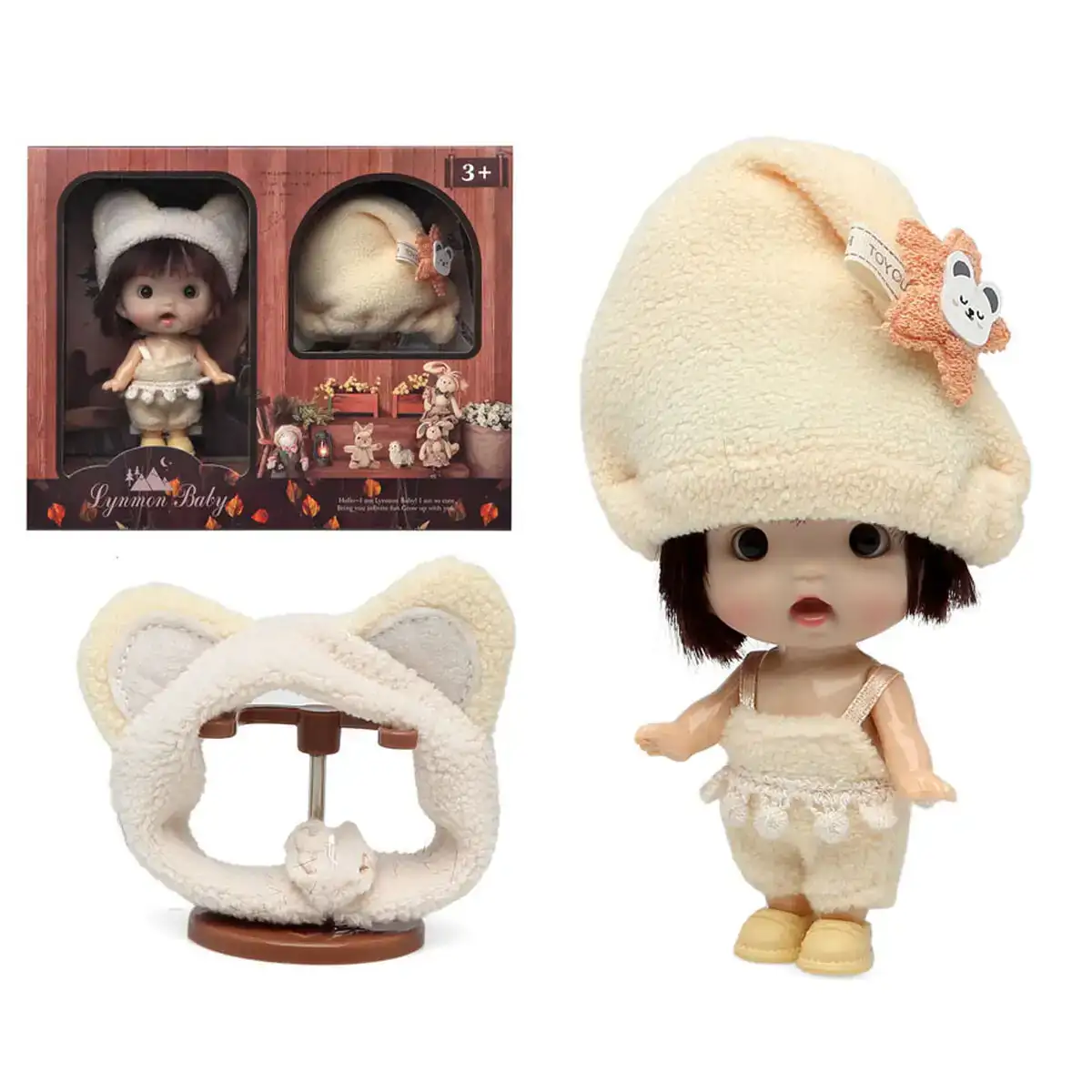 Bebe poupee 20 cm_4923. DIAYTAR COTE D'IVOIRE - L'Art de Vivre le Shopping Inspiré. Parcourez notre catalogue et choisissez des produits qui reflètent votre passion pour la beauté et l'authenticité.