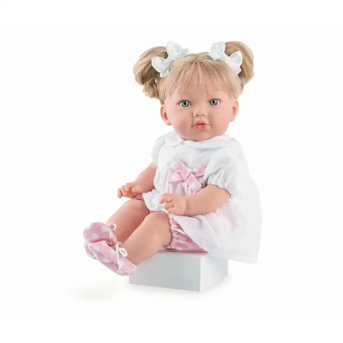 Bebe poupee marina pau alina plumetti 45 cm_2199. Bienvenue chez DIAYTAR COTE D'IVOIRE - Là où les Désirs Prendent Vie. Explorez notre boutique en ligne et laissez-vous séduire par des articles qui font écho à vos aspirations et à votre style unique.
