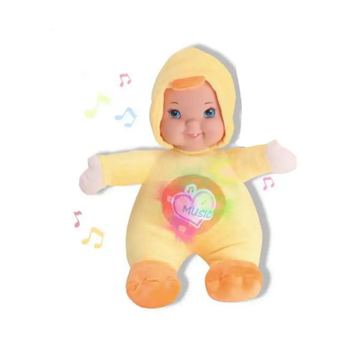 Bebe poupee reig 35 cm peluche musicale canard_5762. DIAYTAR COTE D'IVOIRE - Votre Plateforme Shopping Engagée. Explorez notre catalogue et choisissez des produits qui reflètent notre dévouement envers la qualité et la satisfaction du client.