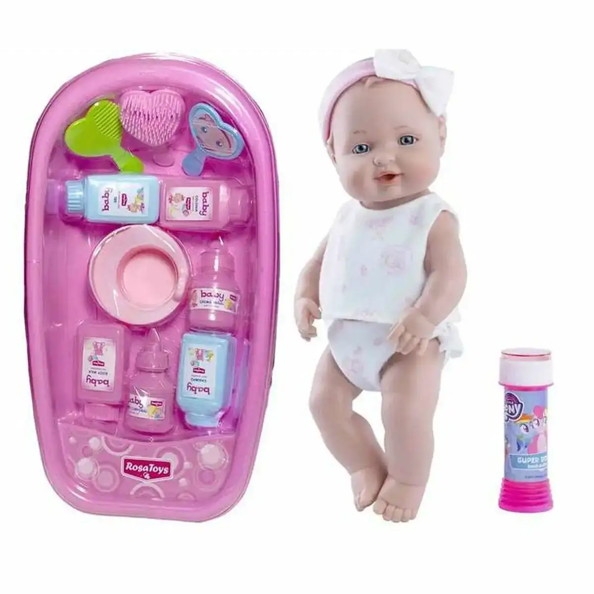Bebe poupee rosatoys bubbles 35 cm_5180. DIAYTAR COTE D'IVOIRE - Là où Chaque Produit a son Propre Éclat. Explorez notre boutique en ligne et trouvez des articles qui ajoutent de la brillance à votre quotidien.