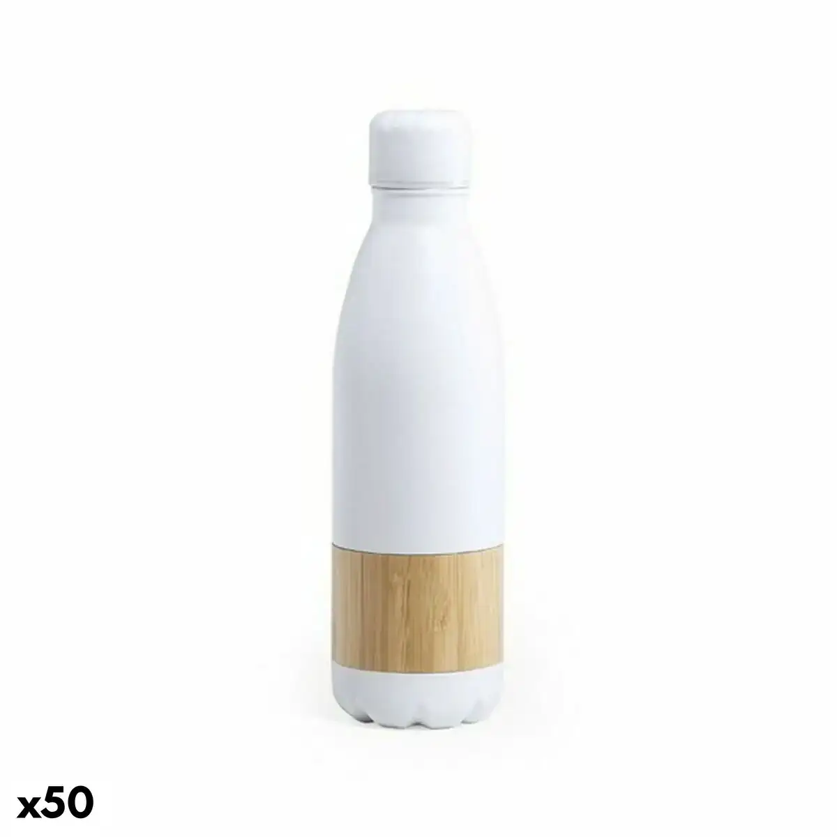 Bidon 146879 acier inoxydable blanc 750 ml 50 unites _8934. DIAYTAR COTE D'IVOIRE - L'Art du Shopping Sublime. Naviguez à travers notre catalogue et choisissez parmi des produits qui ajoutent une touche raffinée à votre vie quotidienne.