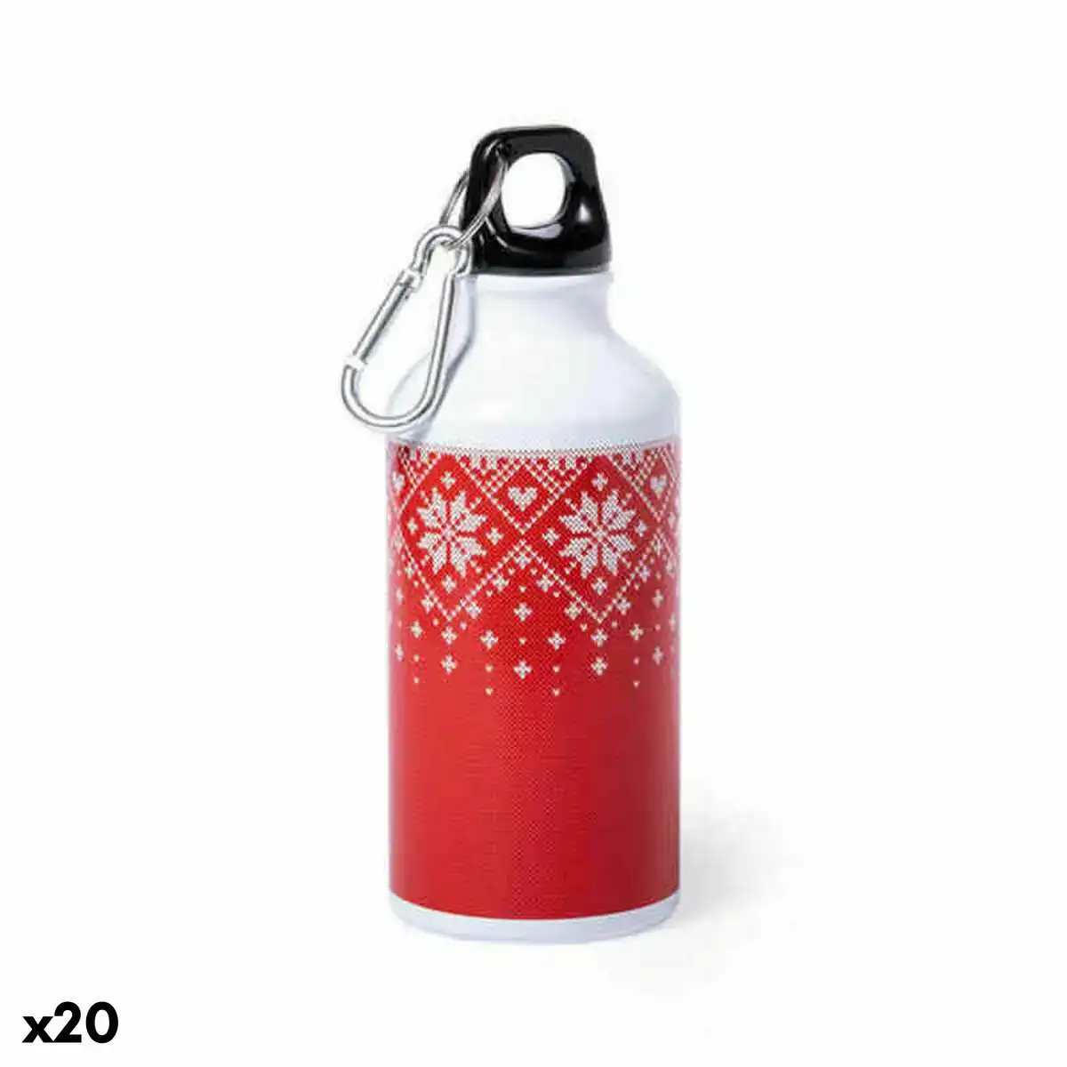 Bidon en aluminium 146664 noel rouge metal 400 ml 20 unites _7312. DIAYTAR COTE D'IVOIRE - L'Art de Vivre l'Excellence au Quotidien. Explorez notre gamme et choisissez des produits qui ajoutent une note de prestige à votre vie.