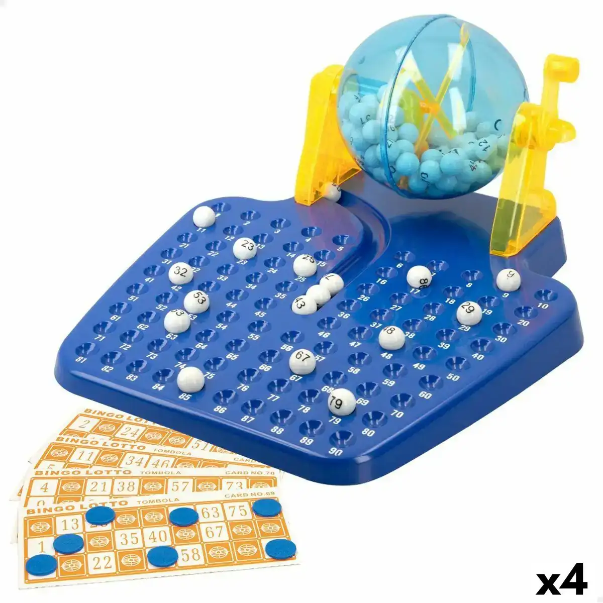Bingo colorbaby bleu plastique 4 unites _6802. DIAYTAR COTE D'IVOIRE - Là où Choisir est une Célébration de l'Artisanat. Explorez notre gamme variée et choisissez des produits qui incarnent la tradition et le talent des artisans du Côte d'Ivoire.