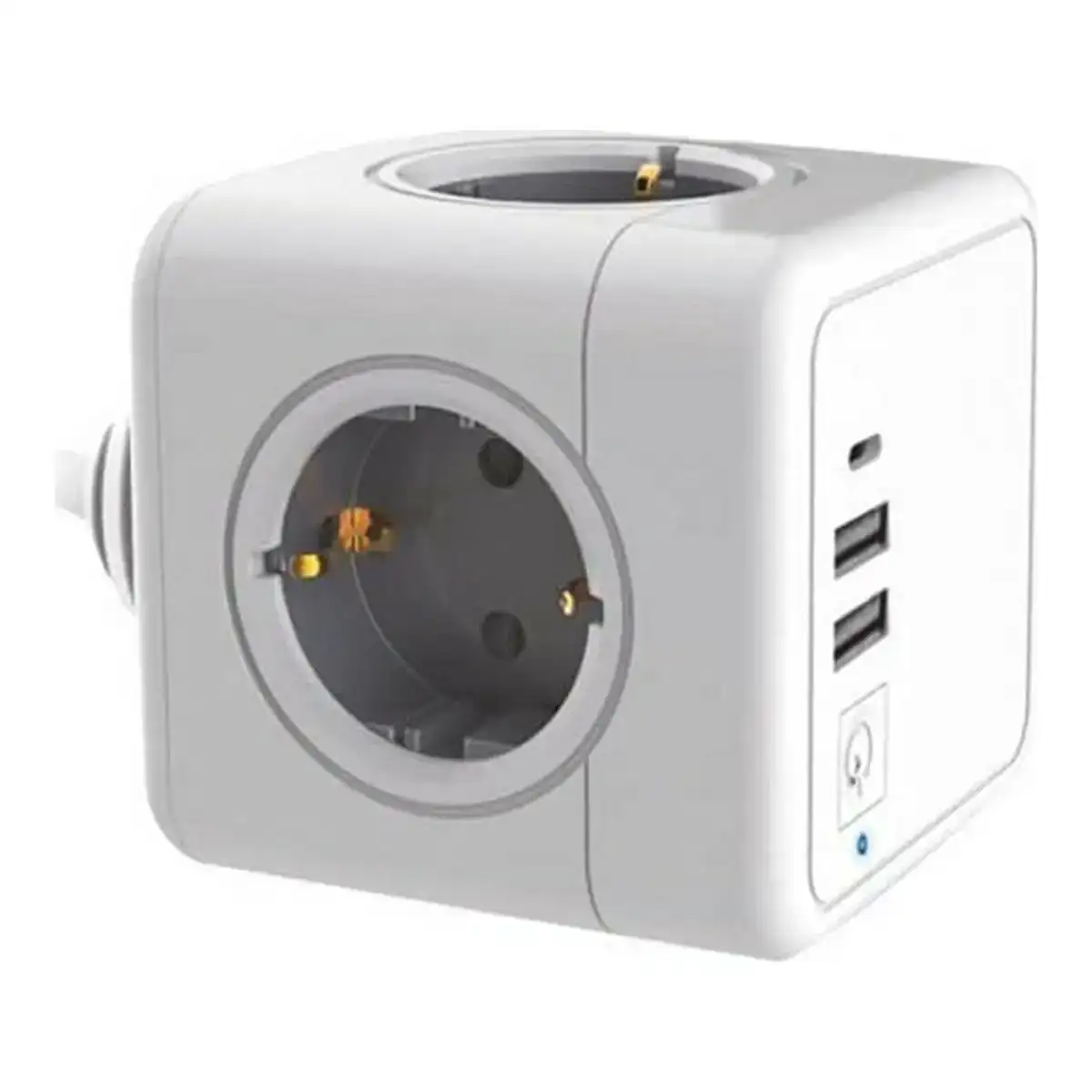 Bloc cube prises silver electronics 9522 e block_7642. DIAYTAR COTE D'IVOIRE - L'Art de Choisir, l'Art de S'émerveiller. Explorez notre boutique en ligne et choisissez des articles qui éveillent votre sens de l'émerveillement.