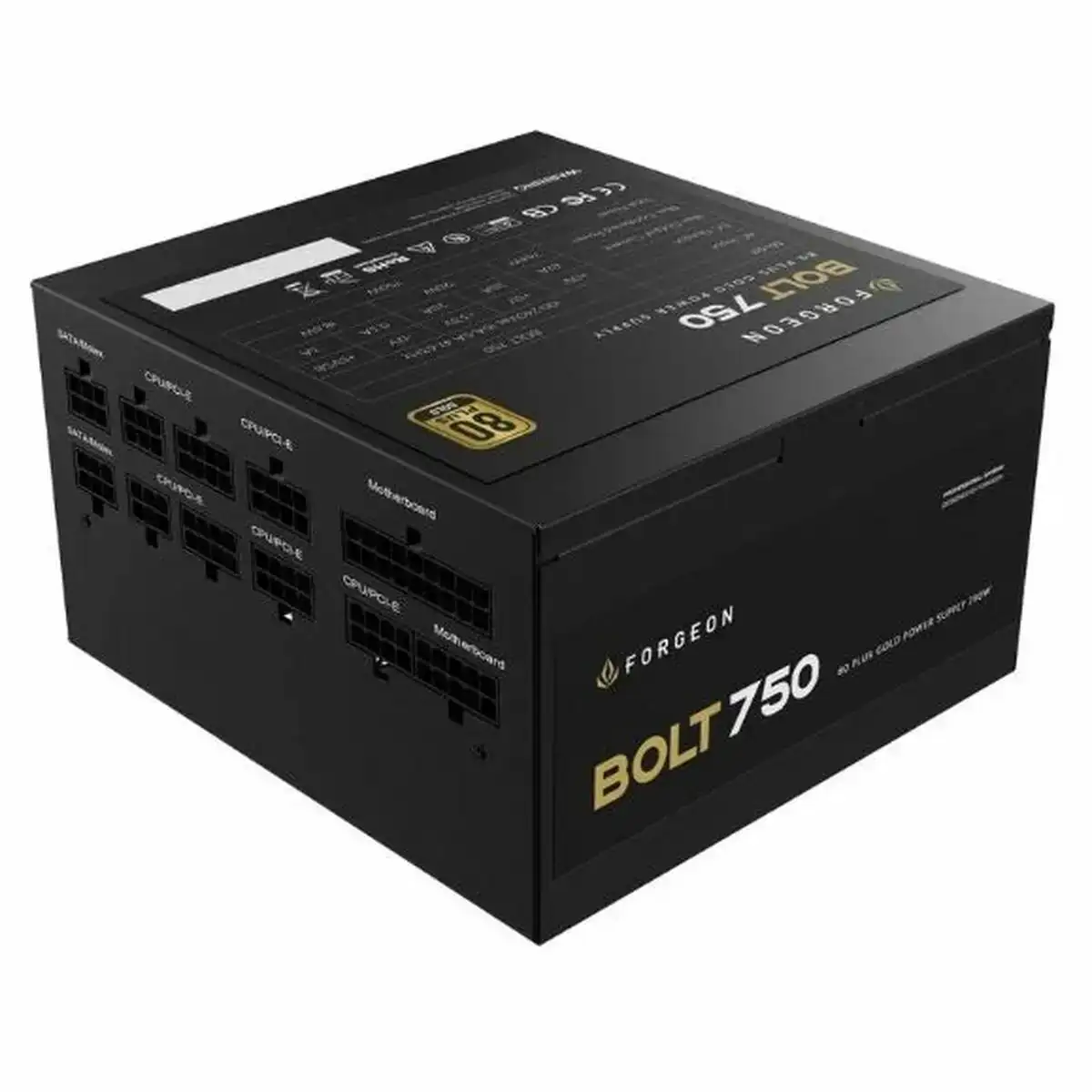 Bloc d alimentation forgeon bolt 750 w 80 plus gold modulaire_9315. DIAYTAR COTE D'IVOIRE - Là où les Rêves de Shopping Deviennent Réalité. Naviguez à travers notre catalogue diversifié et choisissez parmi une variété d'articles qui feront de votre shopping une expérience inoubliable.