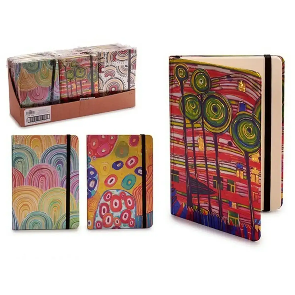 Bloc de notes cercles 12 5 x 1 3 x 17 5 cm_5216. DIAYTAR COTE D'IVOIRE - Votre Passage vers l'Éclat et la Beauté. Explorez notre boutique en ligne et trouvez des produits qui subliment votre apparence et votre espace.