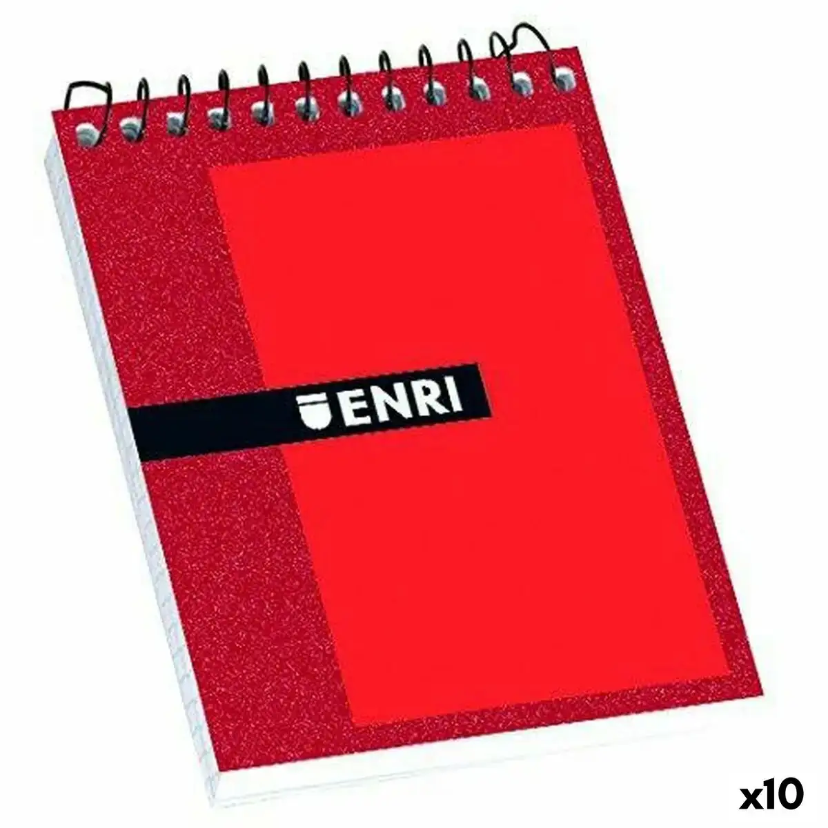 Bloc de notes enri rouge 4 mm 80 volets 1 16 10 unites _3428. DIAYTAR COTE D'IVOIRE - Là où Choisir est une Célébration de l'Artisanat. Explorez notre gamme variée et choisissez des produits qui incarnent la tradition et le talent des artisans du Côte d'Ivoire.