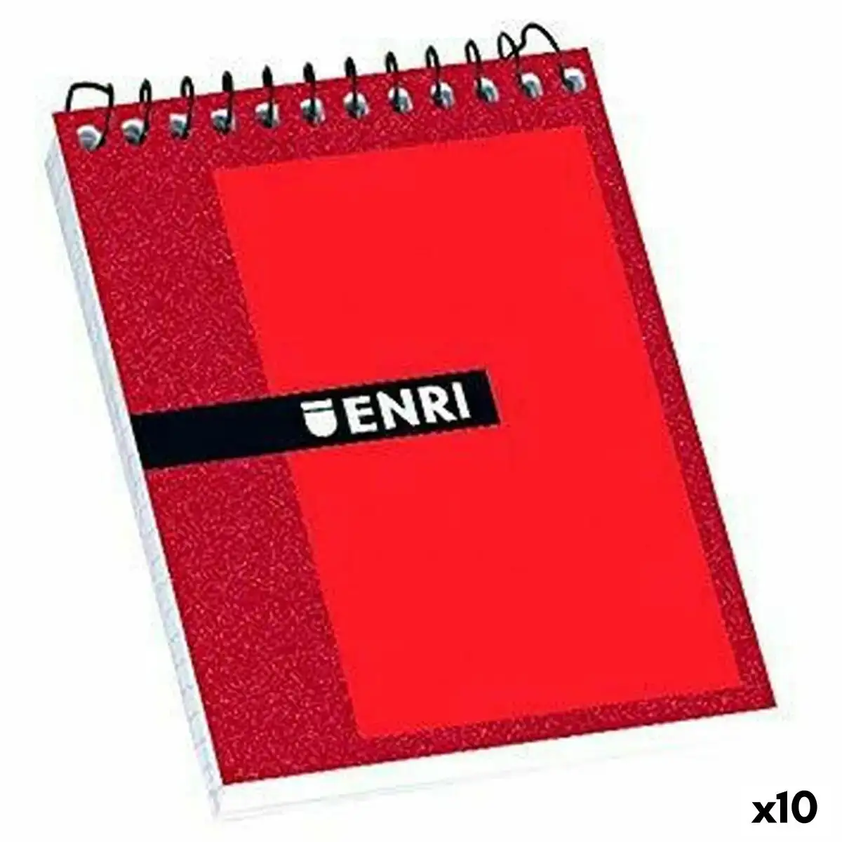 Bloc de notes enri rouge 4 mm 80 volets 10 unites _3770. DIAYTAR COTE D'IVOIRE - L'Art de Choisir, l'Art de S'émerveiller. Explorez notre boutique en ligne et choisissez des articles qui éveillent votre sens de l'émerveillement.