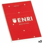Bloc de notes enri rouge a4 80 volets 5 unites _1720. Plongez dans l'Univers de DIAYTAR COTE D'IVOIRE - Où la Qualité et la Diversité se rencontrent. Parcourez nos rayons virtuels pour trouver des produits répondant à tous les besoins, du confort de votre foyer.