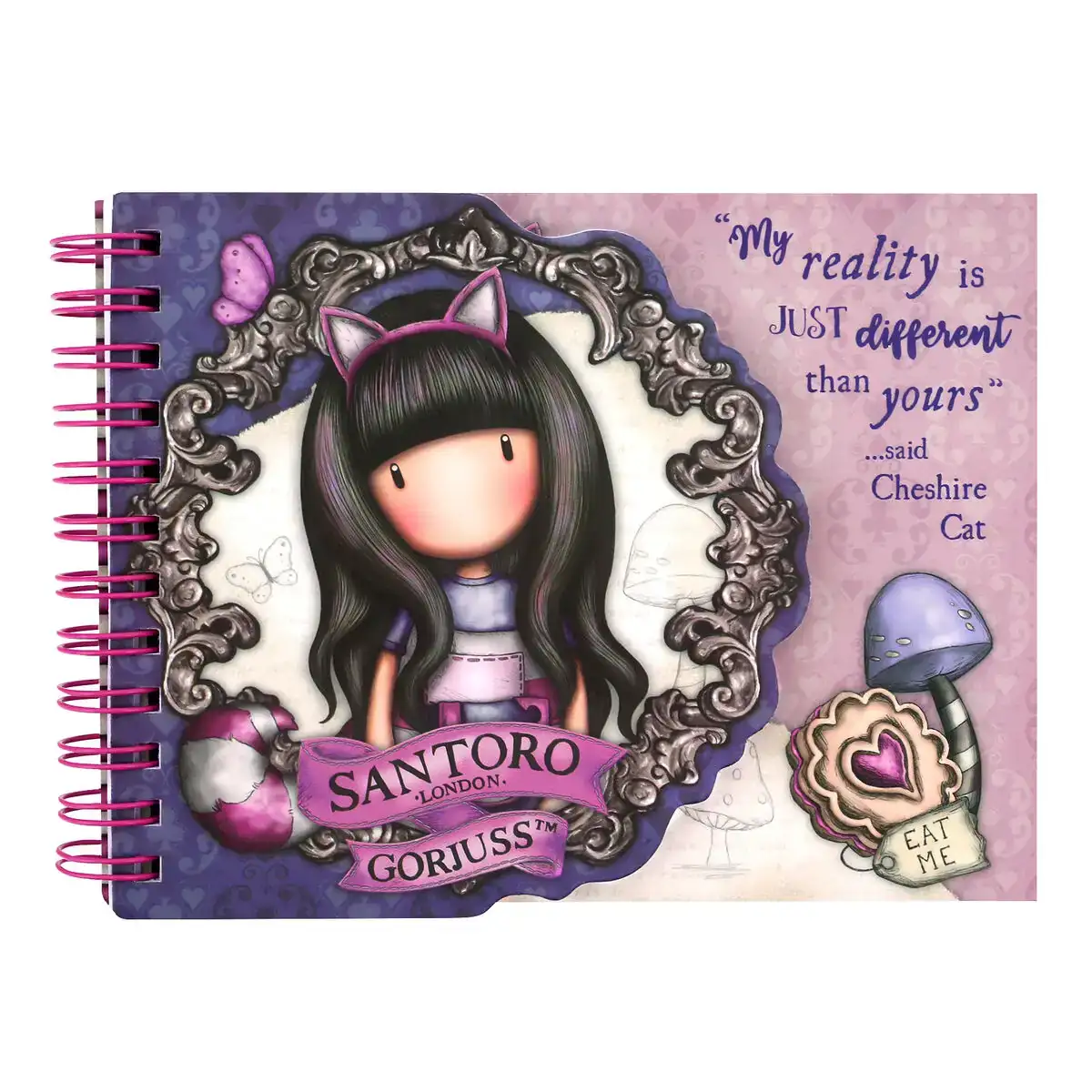 Bloc de notes gorjuss cheshire cat violet 15 3 x 11 x 1 6 cm _9440. Bienvenue chez DIAYTAR COTE D'IVOIRE - Là où les Désirs Prendent Vie. Explorez notre boutique en ligne et laissez-vous séduire par des articles qui font écho à vos aspirations et à votre style unique.