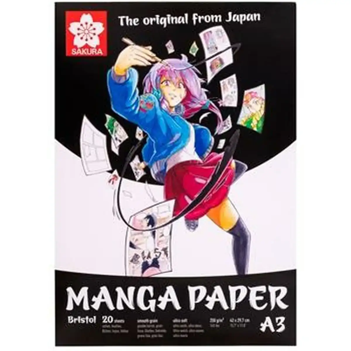 Bloc notes talens sakura manga 250 g m2 20 volets_7141. Plongez dans l'Expérience DIAYTAR COTE D'IVOIRE - Où Chaque Produit a une Histoire. Explorez notre boutique en ligne pour trouver des articles qui incarnent la passion et la créativité du Côte d'Ivoire.