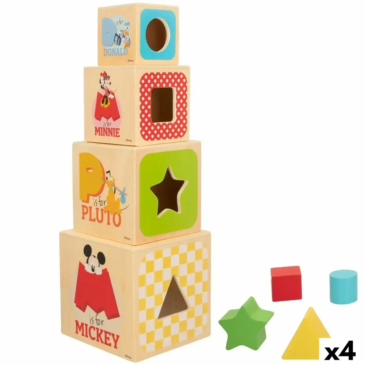Blocs empilables disney 12 2 x 12 2 x 12 2 cm 8 pieces 4 unites_8079. DIAYTAR COTE D'IVOIRE - Où Chaque Sélection est une Victoire. Découvrez notre boutique en ligne et trouvez des articles qui vous rendent la vie plus belle, un choix à la fois.