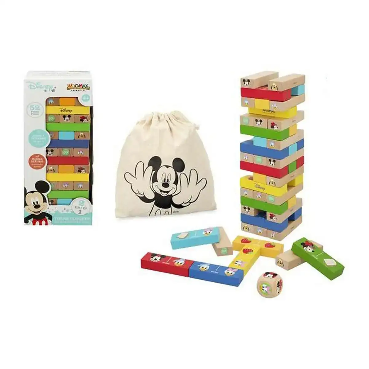 Blocs empilables disney mickey 52 pieces bois plastique_6171. Bienvenue sur DIAYTAR COTE D'IVOIRE - Là où le Shopping Devient une Aventure. Explorez notre catalogue et dénichez des trésors qui élargiront votre horizon shopping.