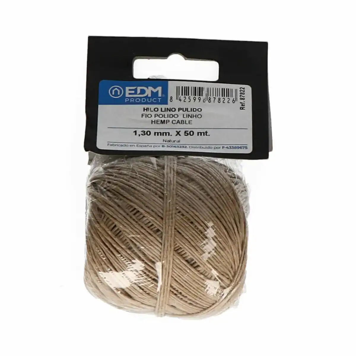 Bobine de fil edm 87822 naturel fibre naturelle_1854. DIAYTAR COTE D'IVOIRE - Où Chaque Détail Compte. Naviguez à travers notre gamme variée et choisissez des articles qui ajoutent une touche spéciale à votre quotidien, toujours avec qualité et style.