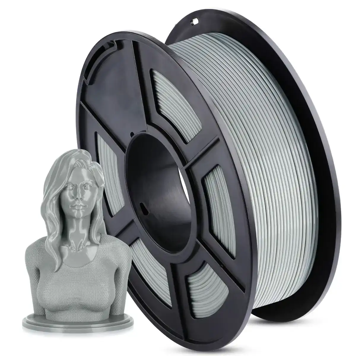 Bobine de filament gris imprimante 3d reconditionne b _1671. DIAYTAR COTE D'IVOIRE - Où le Shopping Devient une Aventure Culturelle. Plongez dans notre univers de produits qui célèbrent l'héritage et l'artisanat du Côte d'Ivoire.