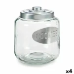 Bocal a biscuits argente metal 400 ml 19 x 22 5 x 19 cm 4 unites _2434. Bienvenue chez DIAYTAR COTE D'IVOIRE - Où Chaque Achat Fait une Différence. Découvrez notre gamme de produits qui reflètent l'engagement envers la qualité et le respect de l'environnement.