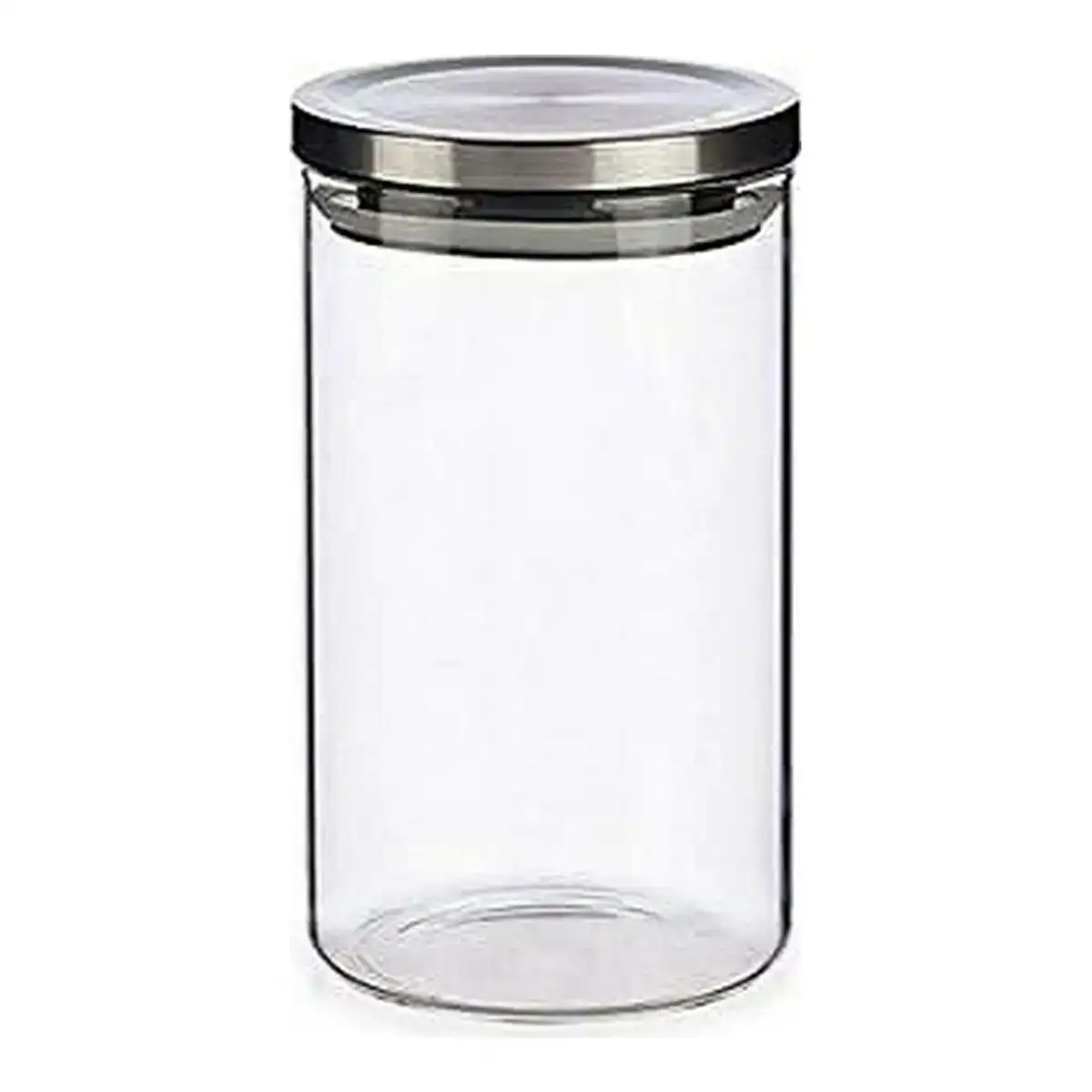 Bocal argente transparent acier silicone verre 1 l polypropylene 10 2 x 18 x 10 2 cm_1754. Entrez dans l'Univers de DIAYTAR COTE D'IVOIRE - Votre Destination de Shopping Complète. Découvrez des produits qui reflètent la diversité et la richesse culturelle du Côte d'Ivoire, le tout à portée de clic.