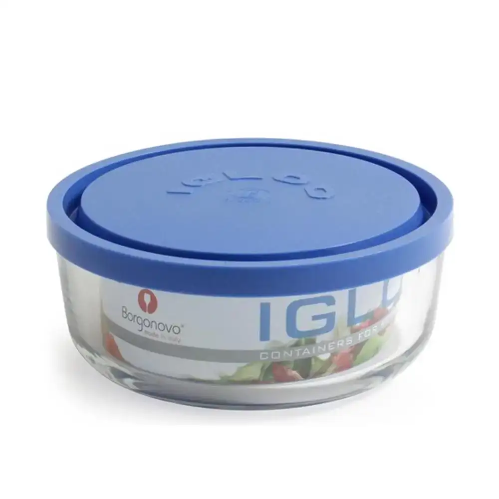 Bocal borgonovo igloo bleu avec couvercle 18 cm _2370. DIAYTAR COTE D'IVOIRE - Votre Destination Shopping Éthique. Parcourez notre gamme et choisissez des articles qui respectent l'environnement et les communautés locales.