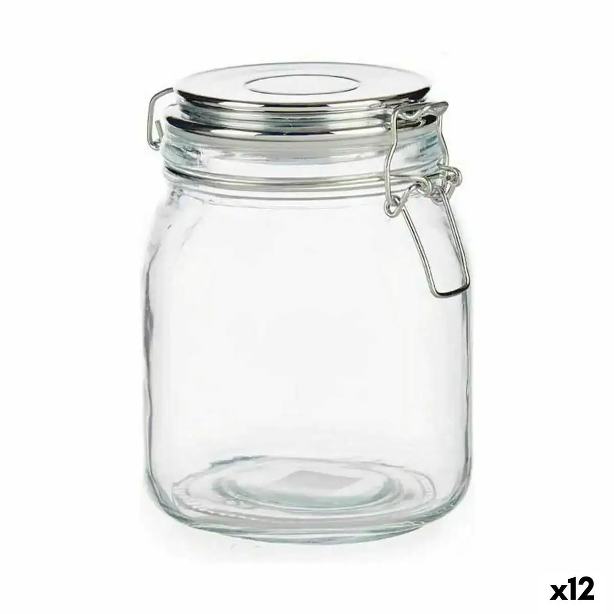 Bocal fermeture hermetique argente metal 1 l 11 3 x 15 x 11 3 cm 12 unites _4345. DIAYTAR COTE D'IVOIRE - Votre Univers Shopping Éclectique. Explorez nos offres variées et découvrez des articles qui embrassent la diversité et la polyvalence de vos besoins.