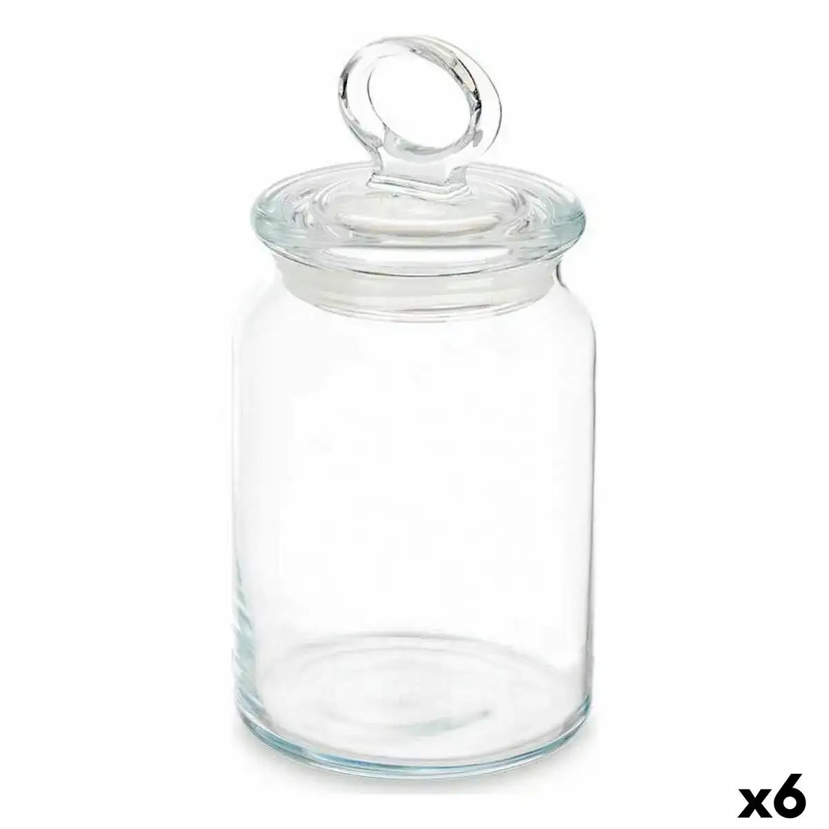 Bocal kitchen 860 ml 9 8 x 19 3 x 9 8 cm transparent silicone verre 6 unites _5292. DIAYTAR COTE D'IVOIRE - Où Choisir est une Célébration. Découvrez notre sélection de produits qui représentent la diversité et la joie du Côte d'Ivoire, à chaque étape de votre vie.