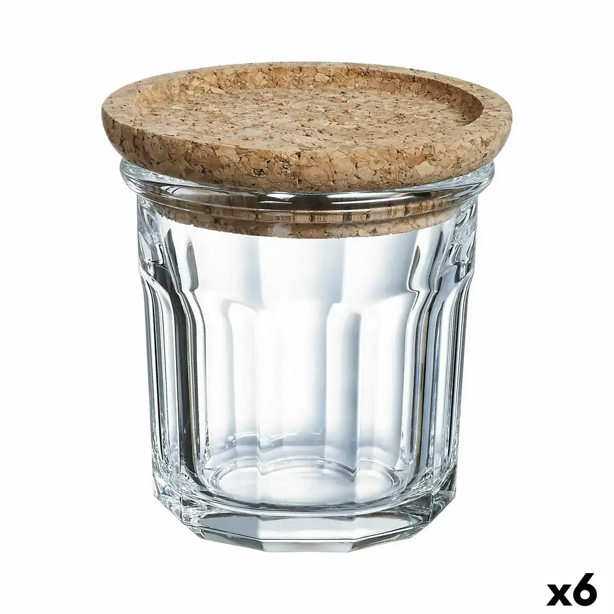 Bocal luminarc pav transparent liege verre 180 ml 6 unites _5456. DIAYTAR COTE D'IVOIRE - L'Art de Vivre le Shopping Authentique. Découvrez notre boutique en ligne et trouvez des produits qui incarnent la passion et le savoir-faire du Côte d'Ivoire.