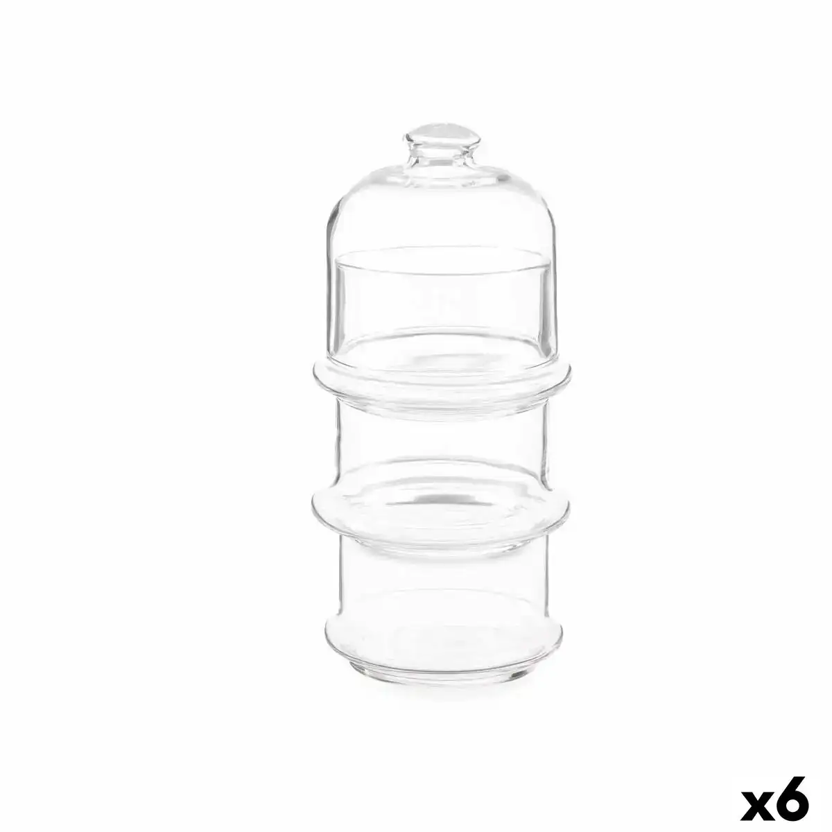 Bocal patisserie chocolats transparent verre 10 x 25 x 10 cm 6 unites _5978. Bienvenue sur DIAYTAR COTE D'IVOIRE - Là où le Shopping Devient une Aventure. Explorez notre catalogue et dénichez des trésors qui élargiront votre horizon shopping.