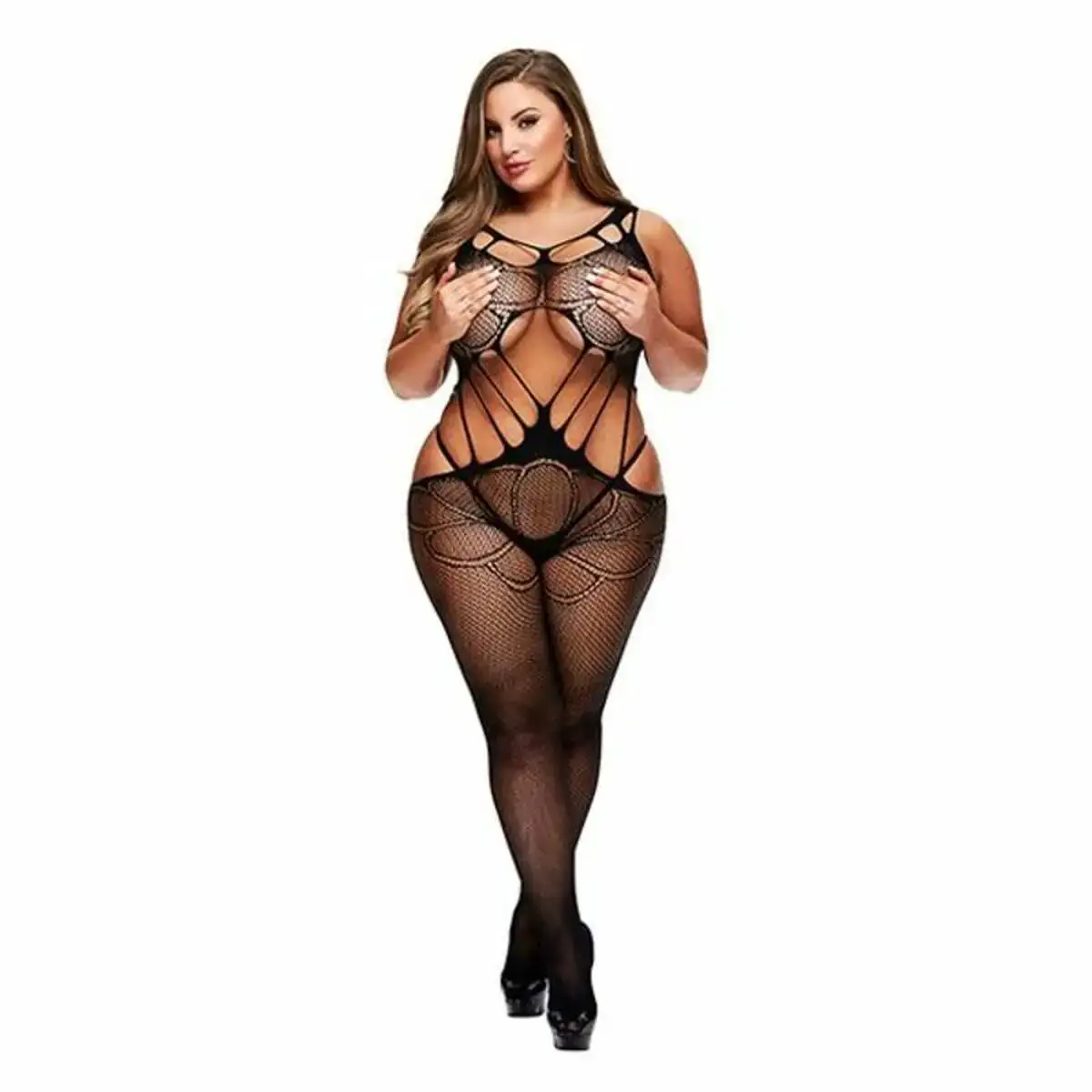 Body crochet sans entrejambe grande taille baci lingerie 00346_9483. DIAYTAR COTE D'IVOIRE - Où Chaque Achat Raconte une Histoire. Explorez notre boutique en ligne et créez votre propre narration à travers notre diversité de produits, chacun portant une signification unique.