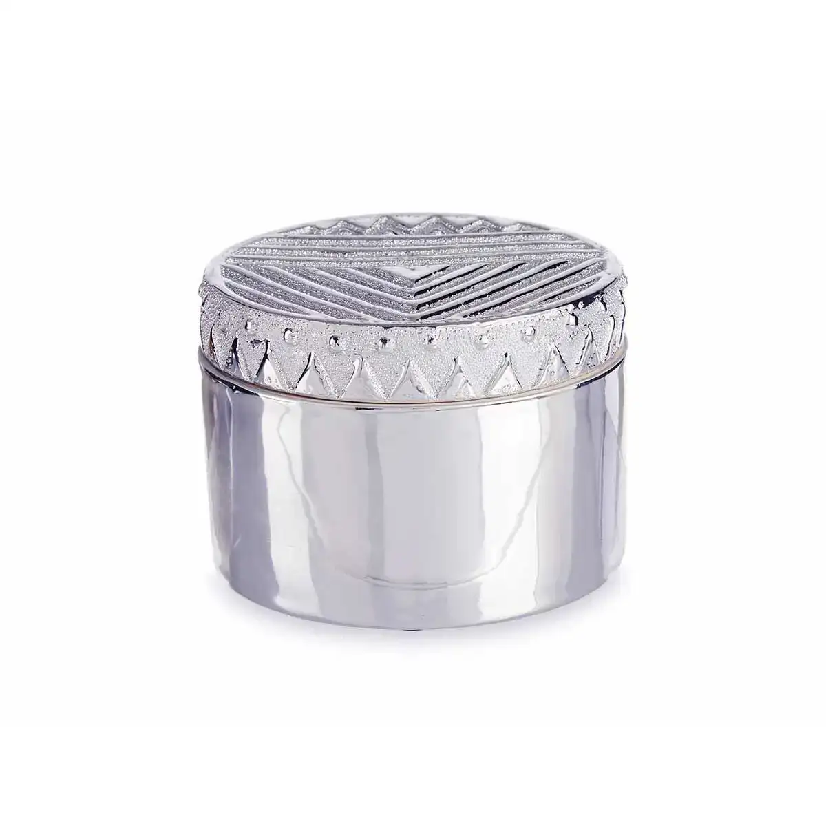 Boite a bijoux 13 5 x 9 5 x 13 5 cm ceramique argente_8635. Bienvenue sur DIAYTAR COTE D'IVOIRE - Où le Shopping est une Affaire Personnelle. Découvrez notre sélection et choisissez des produits qui reflètent votre unicité et votre individualité.