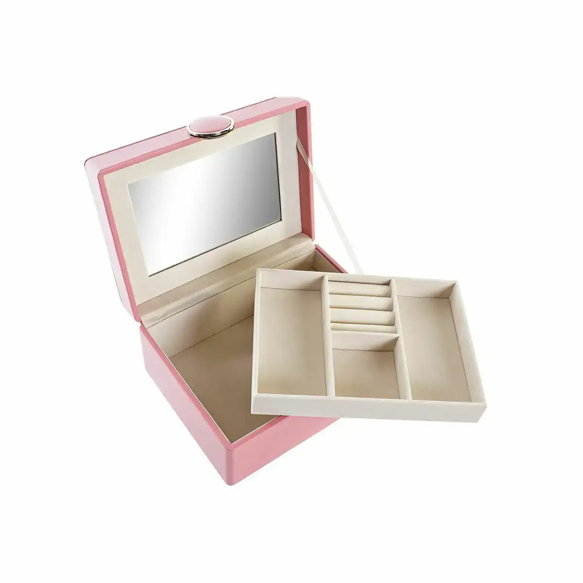 Boite a bijoux dkd home decor 17 x 13 x 8 5 cm rose polyurethane bois mdf_4186. Bienvenue chez DIAYTAR COTE D'IVOIRE - Où le Shopping Devient un Plaisir. Découvrez notre boutique en ligne et trouvez des trésors qui égaieront chaque jour de votre vie.